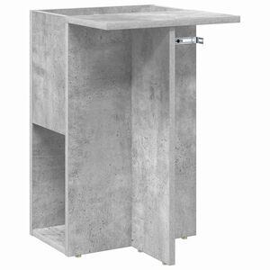 vidaXL Bijzettafel Beton Grijs 35 x 40 x 55 cm Bewerkt hout