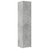 vidaXL Hoge kast 40x42,5x185 cm bewerkt hout betongrijs