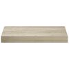 vidaXL Wandschappen zwevend 2 st 40x23x3,8 cm MDF eikenkleurig