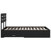 vidaXL Bedframe met lade met hoofdeinde met opslag Bewerkt hout