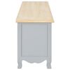 vidaXL Tv-meubel 120x30x40 cm hout grijs