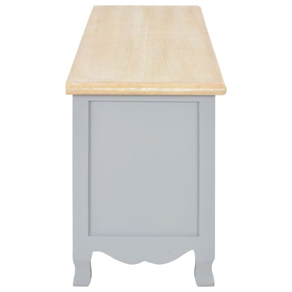 vidaXL Tv-meubel 120x30x40 cm hout grijs