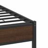 vidaXL Bedframe zonder matras bewerkt hout bruin eikenkleur 150x200 cm