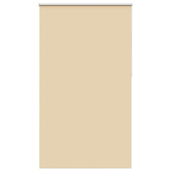 vidaXL Rolgordijn verduisterend 135x230 cm stofbreedte 131,6 cm beige
