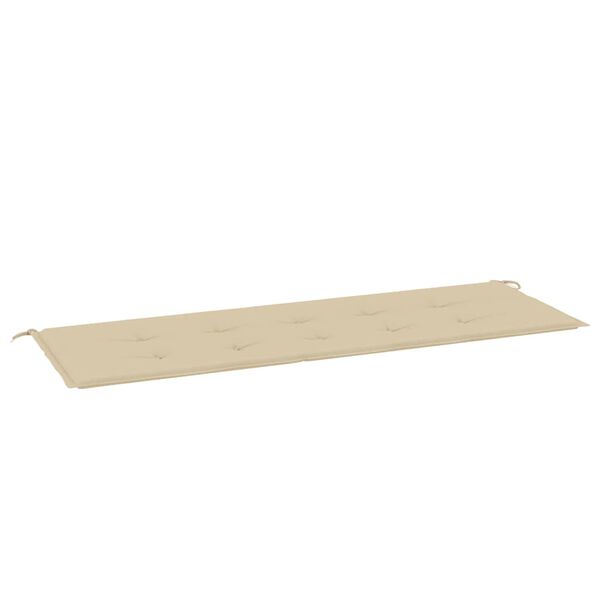 vidaXL Tuinbankkussen 150x50x4 cm oxford stof beige