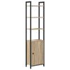 vidaXL Boekenkast Sonoma Eiken 40 x 24 x 161 cm Bewerkt hout