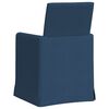 vidaXL Eettafelstoelen 2 pcs Blauw 57 x 67 x 95 cm Stof