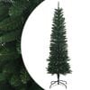 vidaXL Artificial Slim Christmas Tree 150 cm PE en PVC Groen