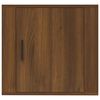 vidaXL Nachtkastjes 2 st wandgemonteerd 50x30x47 cm bruin eikenkleur