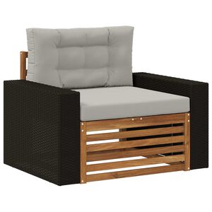 vidaXL Buiten Midden Sofa Naturel