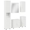 vidaXL Badkamermeubelset TULUM 5 st Hoogglans wit 60 x 34 x 63 cm