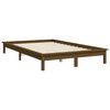 vidaXL Bedframe massief hout honingbruin 180x200 cm