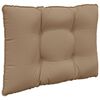 vidaXL Buiten bankkussen 2 pcs Taupe Polyester