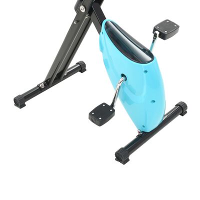 vidaXL Hometrainer X-bike bandweerstand blauw
