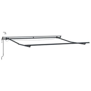 vidaXL Elektrisch zonnescherm frame met led en sensor 3 x 2,5 m