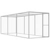vidaXL Kattenkooi 4,5x1,5x1,5 m gegalvaniseerd staal