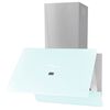 vidaXL Afzuigkap 600 mm gehard glas wit