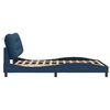 vidaXL Bedframe zonder matras "Hvar" stof blauw 140x200 cm