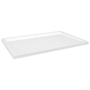 vidaXL Douchebak met noppen 80x120x4 cm ABS wit