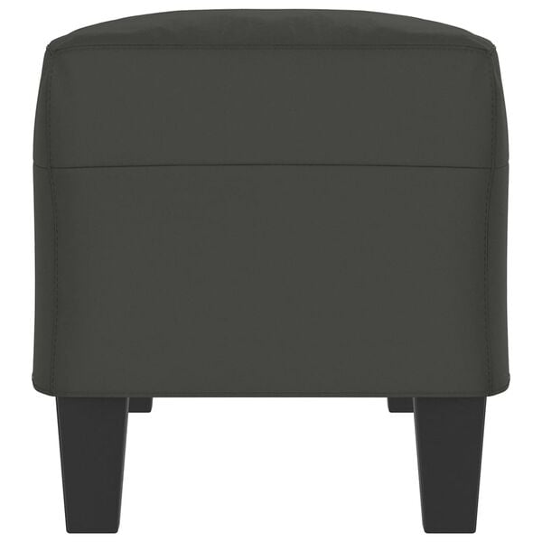 vidaXL Bankje 100x35x41 cm microvezelstof donkergrijs