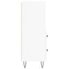 vidaXL Dressoir 34,5x34x90 cm bewerkt hout wit