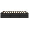 vidaXL Bedframe zwart 120x200 cm