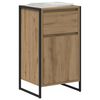 vidaXL Dressoir Ambachtelijk eiken 81 x 36 x 150.5 cm Bewerkt hout