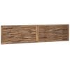 vidaXL Bed Hoofdbord Naturel Massief Teakhout