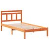vidaXL Bedframe Bruin 90 x 190 cm Massief grenenhout