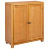 vidaXL Kast met opslag Bruin 80 x 35 x 95 cm Massief Eikenhout
