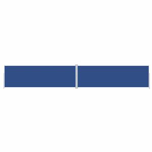 vidaXL Windscherm uittrekbaar 200x1200 cm blauw