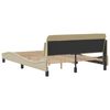 vidaXL Bedframe "Dover" 120x200 cm stof cr&egrave;mekleurig