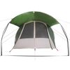 vidaXL Tunneltent met dak met opslag Groen en Wit 740 x 370 x 220 cm