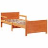vidaXL Bedframe met hoofdeinde Wasbruin 80 x 200 cm Bewerkt hout