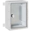 vidaXL Bedieningskast Grijs 32 x 15 x 35 cm ABS Kunststof