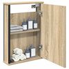 vidaXL Badkamer spiegelkast Bruin 42 x 12 x 60 cm Bewerkt hout
