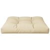 vidaXL Palletkussen 70x70x12 cm beige