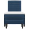 vidaXL Boxspringbed met hoofdeinde Blauw 90 x 190 cm Stof