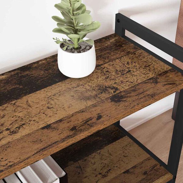 vidaXL Boekenkast Oud hout 80 x 30 x 85 cm Bewerkt hout