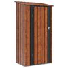 vidaXL Tuinhuisjes Bruin 103 x 74 x 200 cm Metaal