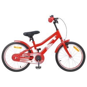 vidaXL Kinderfiets 18 Inch voor 5-7 jaar Rood