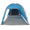 vidaXL Tent met dak Blauw 370 x 230 x 185 cm Polyester en glasvezel