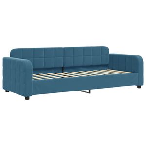 vidaXL Slaapbank 80x200 cm fluweel blauw