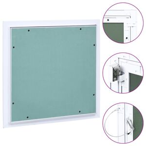 vidaXL Toegangspaneel met aluminium frame en gipsplaat 200x200 mm