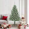 vidaXL Kerstboom met 300 LED met standaard Groen 180 cm PVC