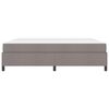 vidaXL Boxspringbed met matras Taupe 200 x 200 cm Stof