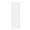 vidaXL Schuifdeur ORKDAL 93 x 232 cm Bewerkt hout Wit