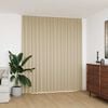 vidaXL Gordijn verduisterend met haken 290x245 cm beige