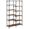 vidaXL Boekenkast Oud hout 100 x 32 x 170 cm Bewerkt hout