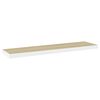 vidaXL Wandschappen zwevend 4 st 90x23,5x3,8 cm MDF eikenkleurig wit